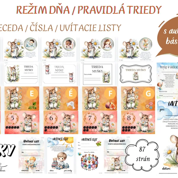 Materiály pre triedu - myšky
