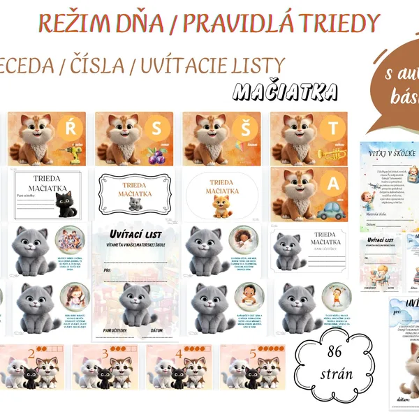 Materiály pre triedu - mačiatka