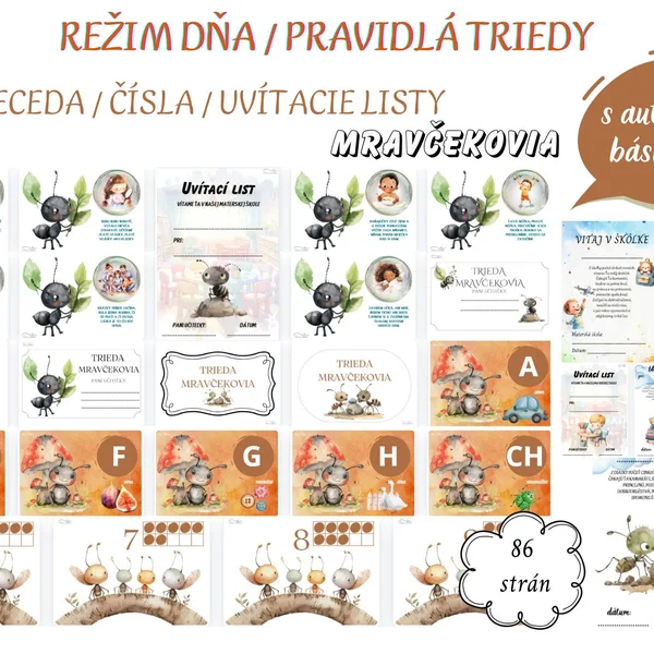 Materiály pre triedu - mravčekovia