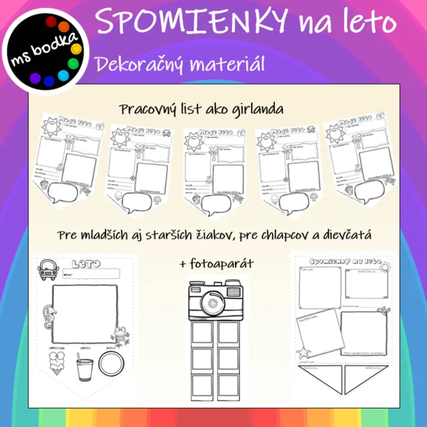 Girlanda SPOMIENKY NA LETO