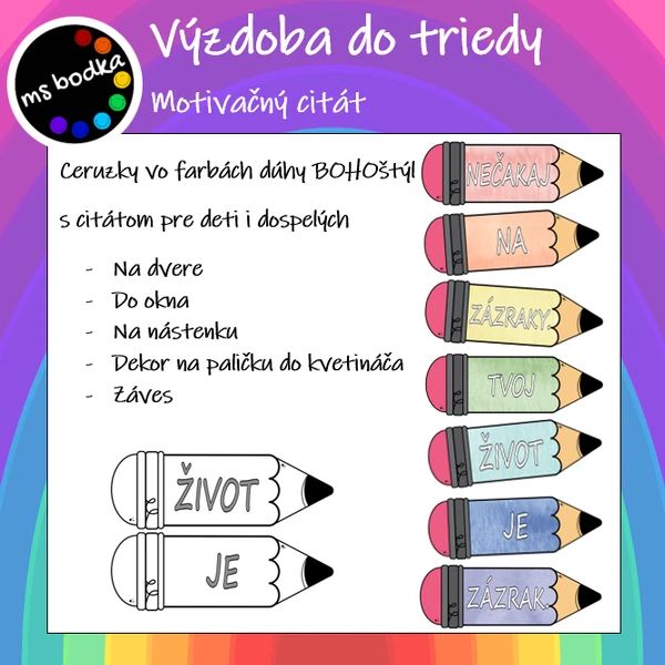Výzdoba triedy CERUZKY 