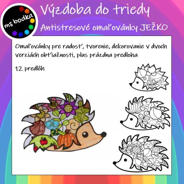 Výzdoba triedy JEŽKO