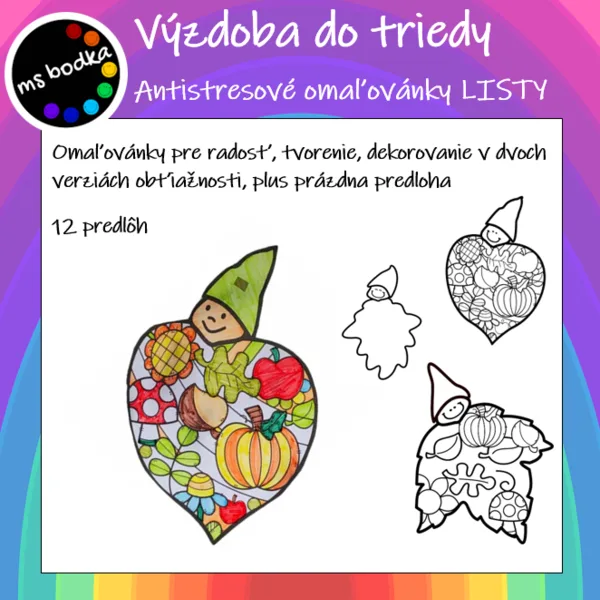 Výzdoba triedy LISTY