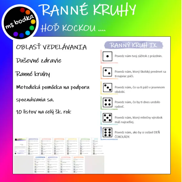 Ranné kruhy - Hoď kockou