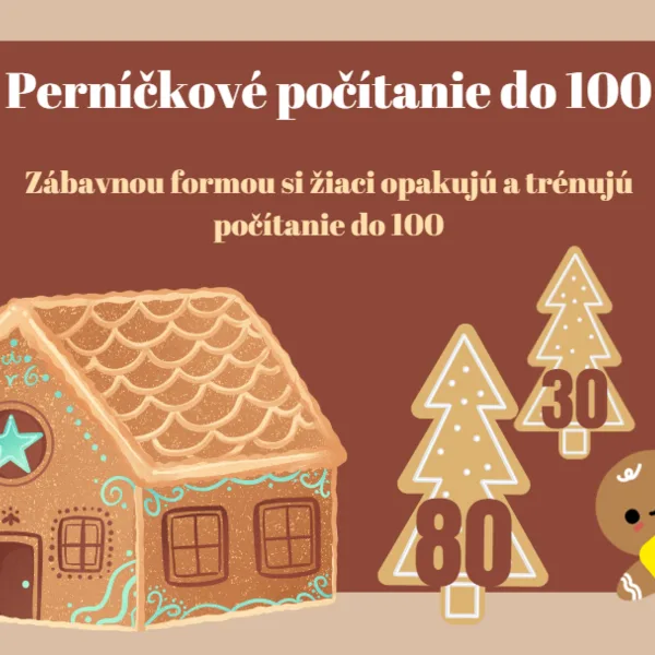 Perníčkové počítanie do 100 po desiatkách