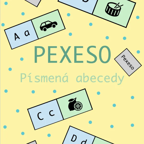 PEXESO - písmená abecedy