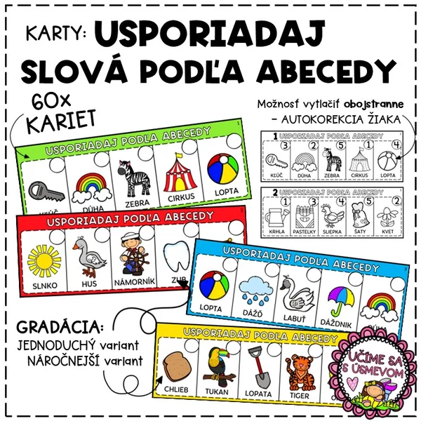 USPORIADANIE PODĽA ABECEDY