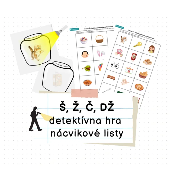 Logopédia - Š, Ž, Č, DŽ