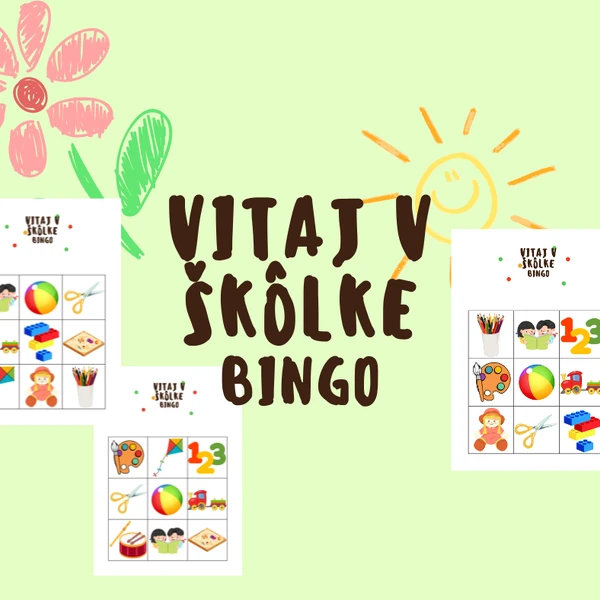 Vitaj v škôlke! - BINGO!