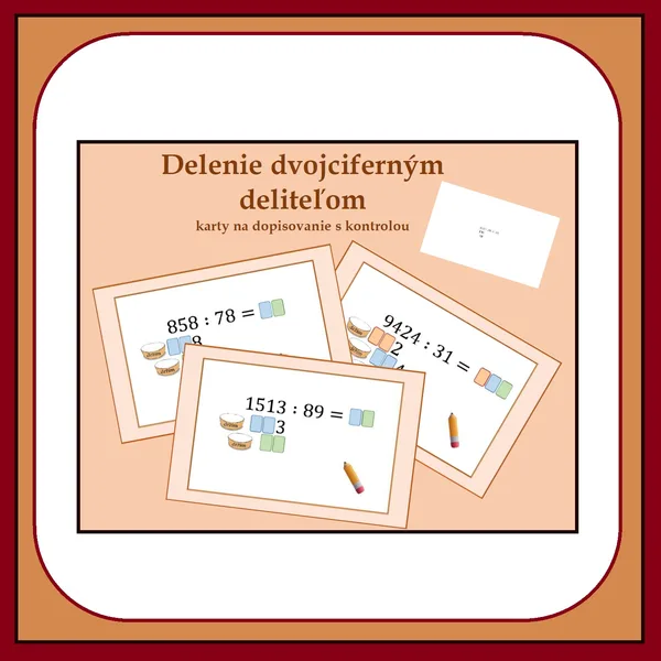 Delenie dvojciferným deliteľom
