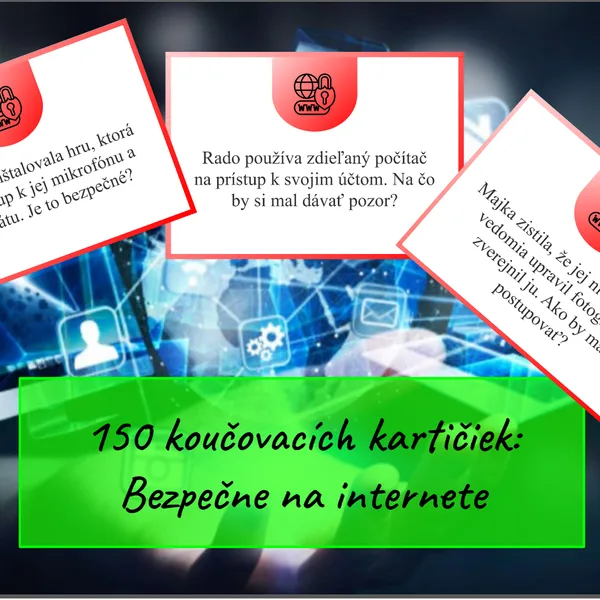 150 koučovacích kartičiek: Bezpečne na internete