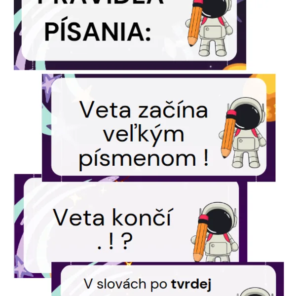 Pravidlá písania