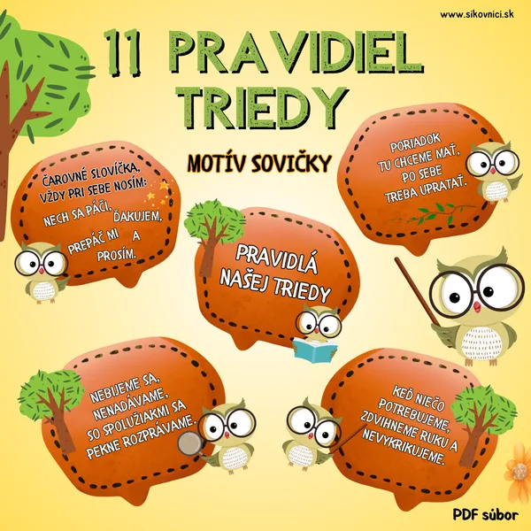 PRAVIDLÁ TRIEDY - SOVIČKY
