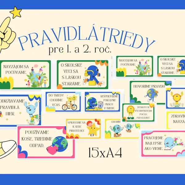 Pravidlá triedy 1.a2. roč.