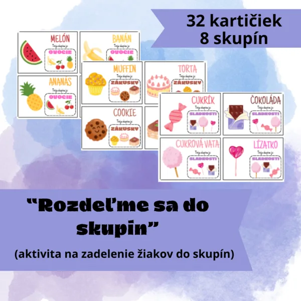 "Rozdeľme sa do skupín"