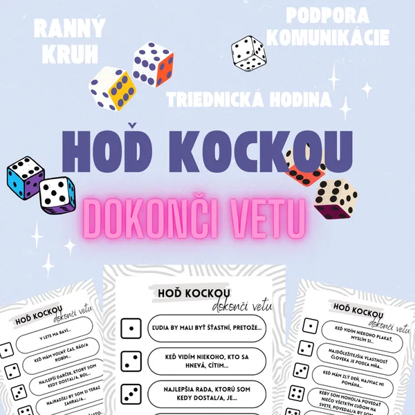 Hoď kockou: dokonči vetu