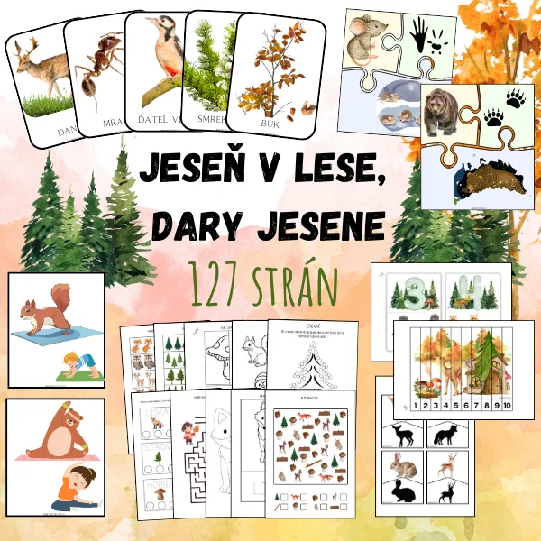 Jeseň v lese, dary jesene - 127 strán