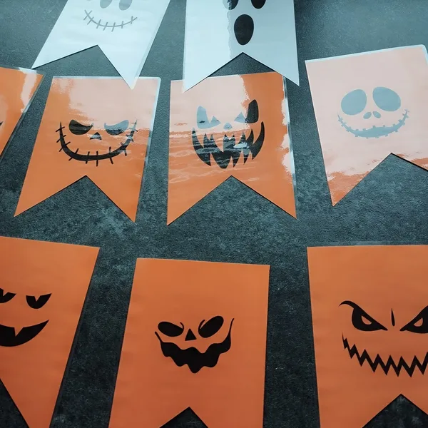 Halloween - Výzdoba do okien aj do triedy