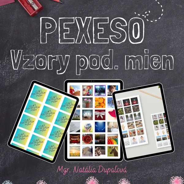 PEXESO - Vzory podstatných mien