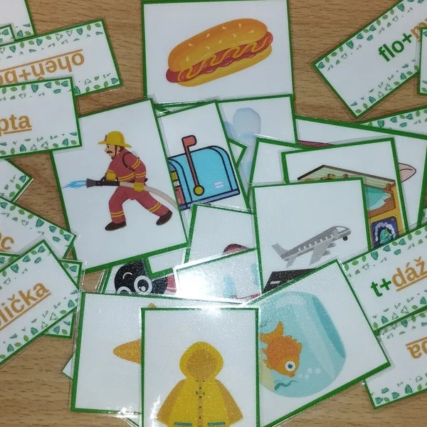Hra Anglická šifra - compound words