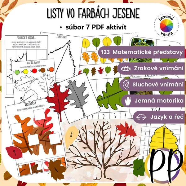 Listy vo farbách jesene