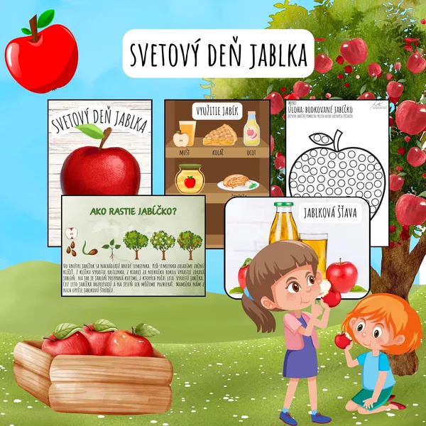 Deň jablka, Jabĺčko, Jeseň, Ovocie, Sad
