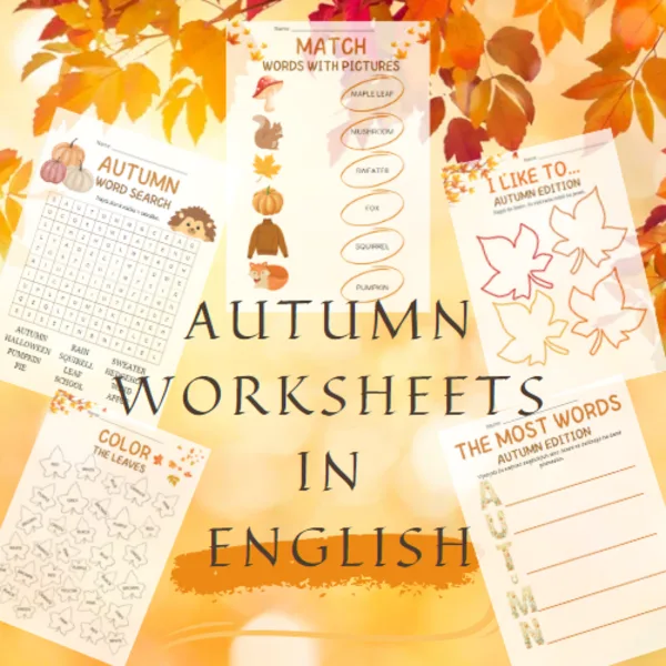 Pracovné listy v angličtine / worksheets - autumn/jeseň
