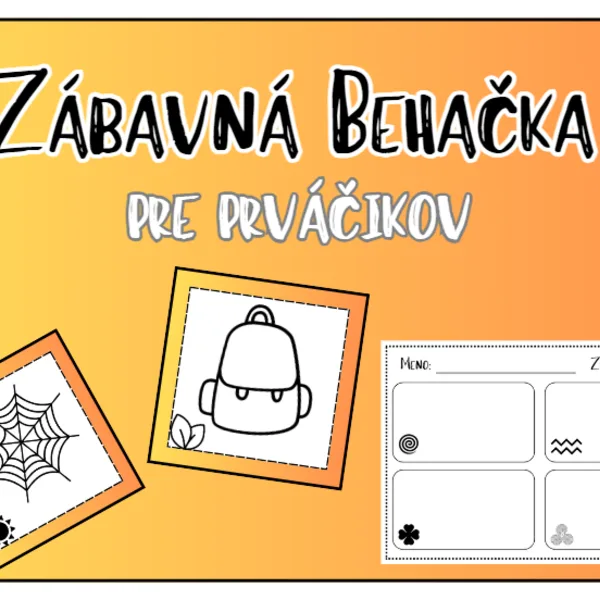 Zábavná behačka pre prvákov (sept./okt.)