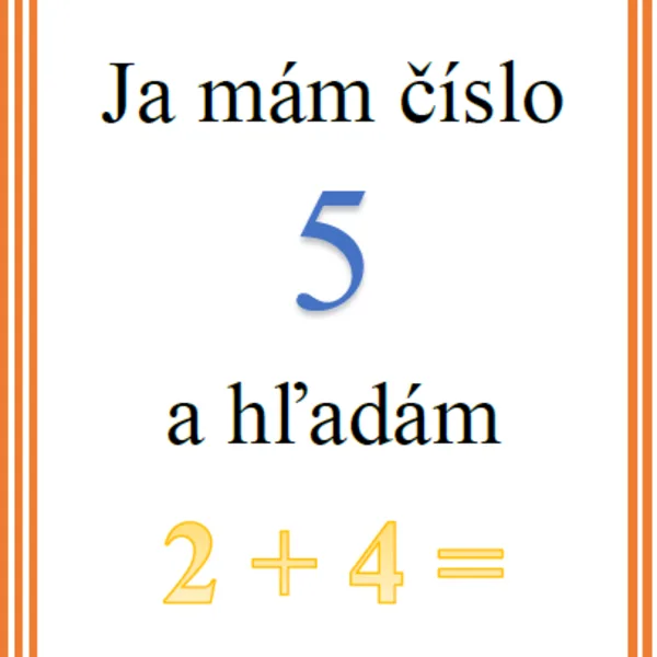 Ja mám, kto má - počítanie do 10