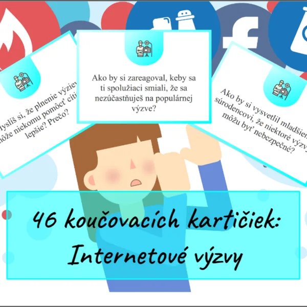 Internetové výzvy - koučovacie kartičky (46 ks)