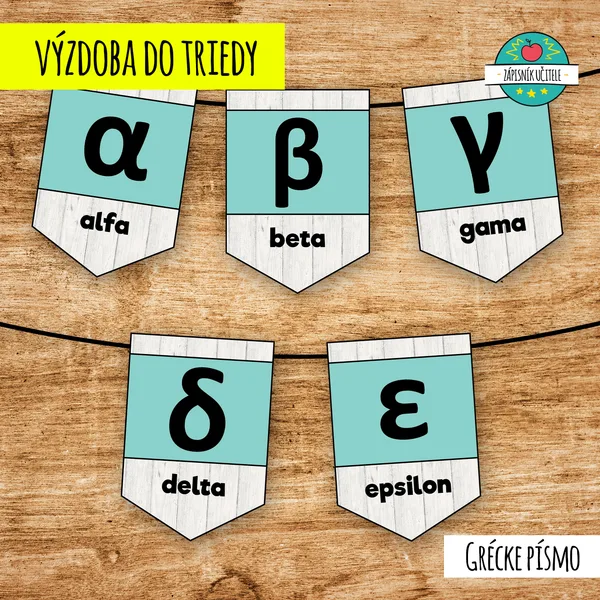 Plagáty grécke písmo