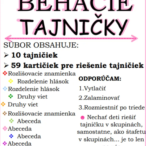 BEHACIE TAJNIČKY