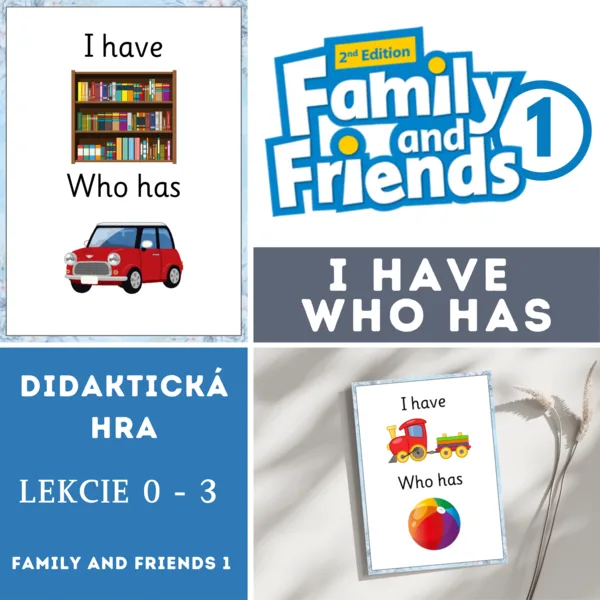 I have Who has - lekcie 0-3 - didaktická hra