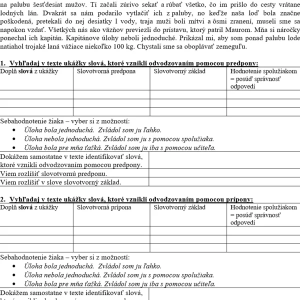 Opakovanie učiva