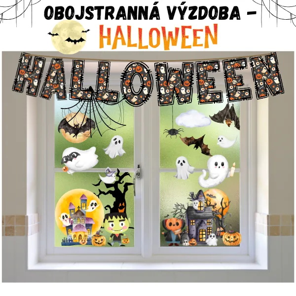 Obojstranná výzdoba - Halloween