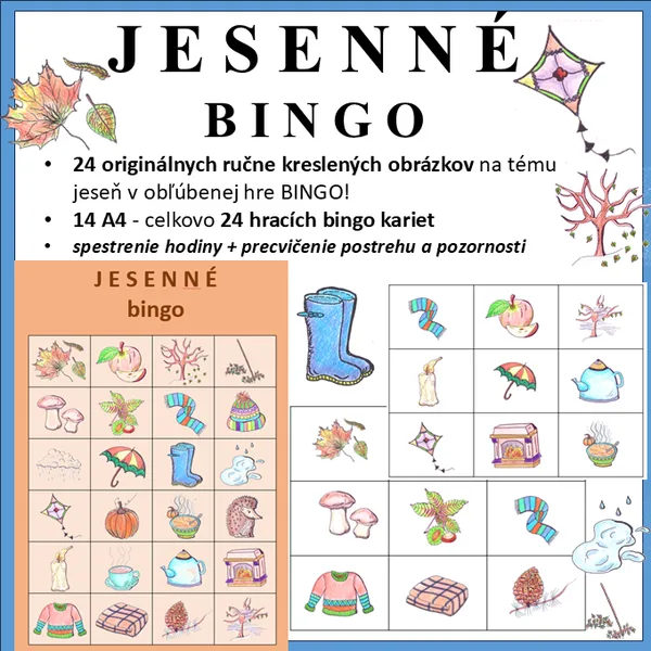 Jesenné bingo