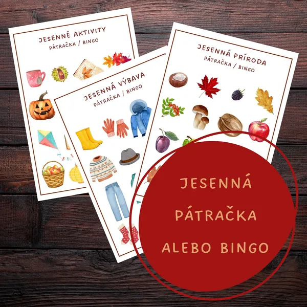 Jesenná pátračka / bingo