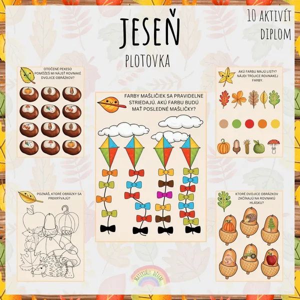 Jesenná plotovka alebo brožúra