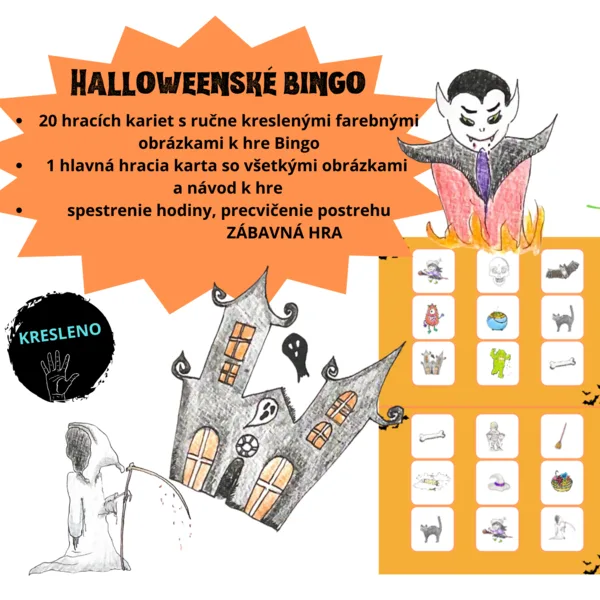 Halloweenské bingo