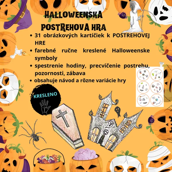 Halloweenska postrehova hra