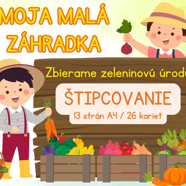 Moja malá záhradka - štipcovačka s tieňmi 