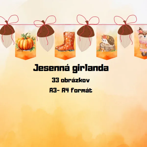 Jesenná girlanda