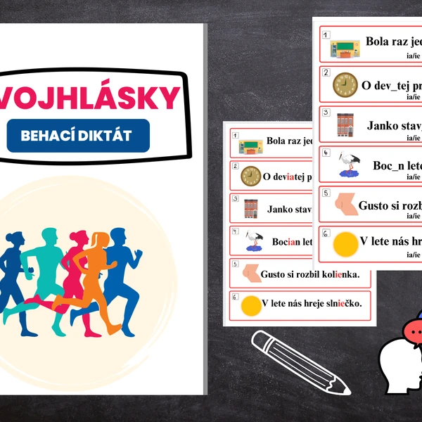 Behací diktát - dvojhlásky