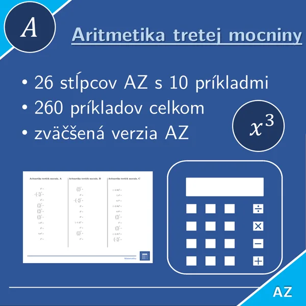 Aritmetika tretích mocnín | matematika | 26 stĺpcov 