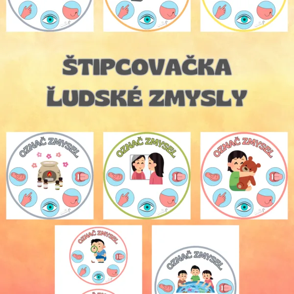 Ľudské zmysly - štipcovačka