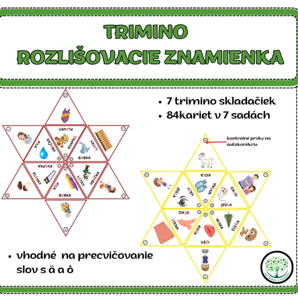 TRIMINO - ROZLIŠOVACIE ZNAMIENKA
