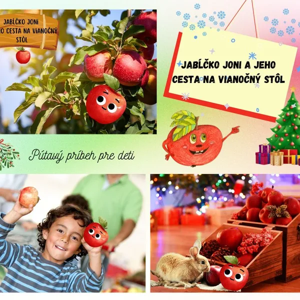 Jabĺčko Joni a jeho cesta na vianočný stôl