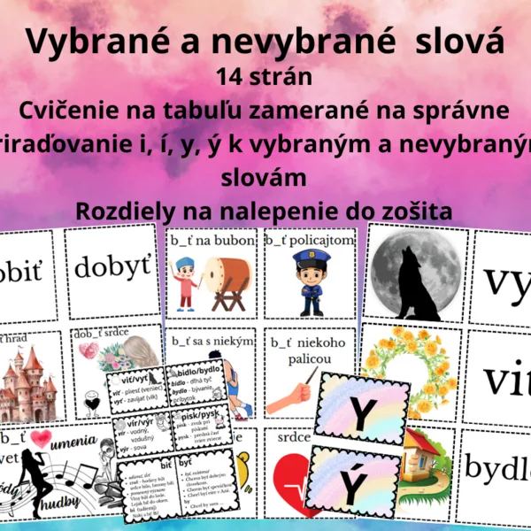 Vybrané a nevybrané slová 