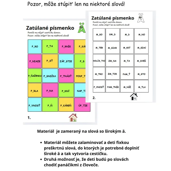 Zatúlané písmenko ä (široké ä)