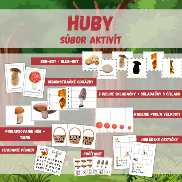 HUBY - súbor aktivít